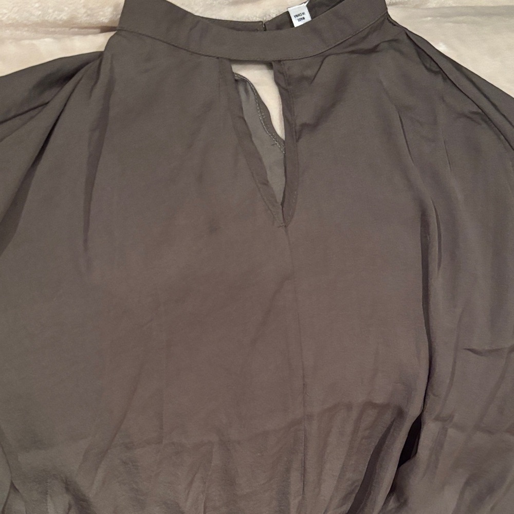 Glam Charcoal Blouse